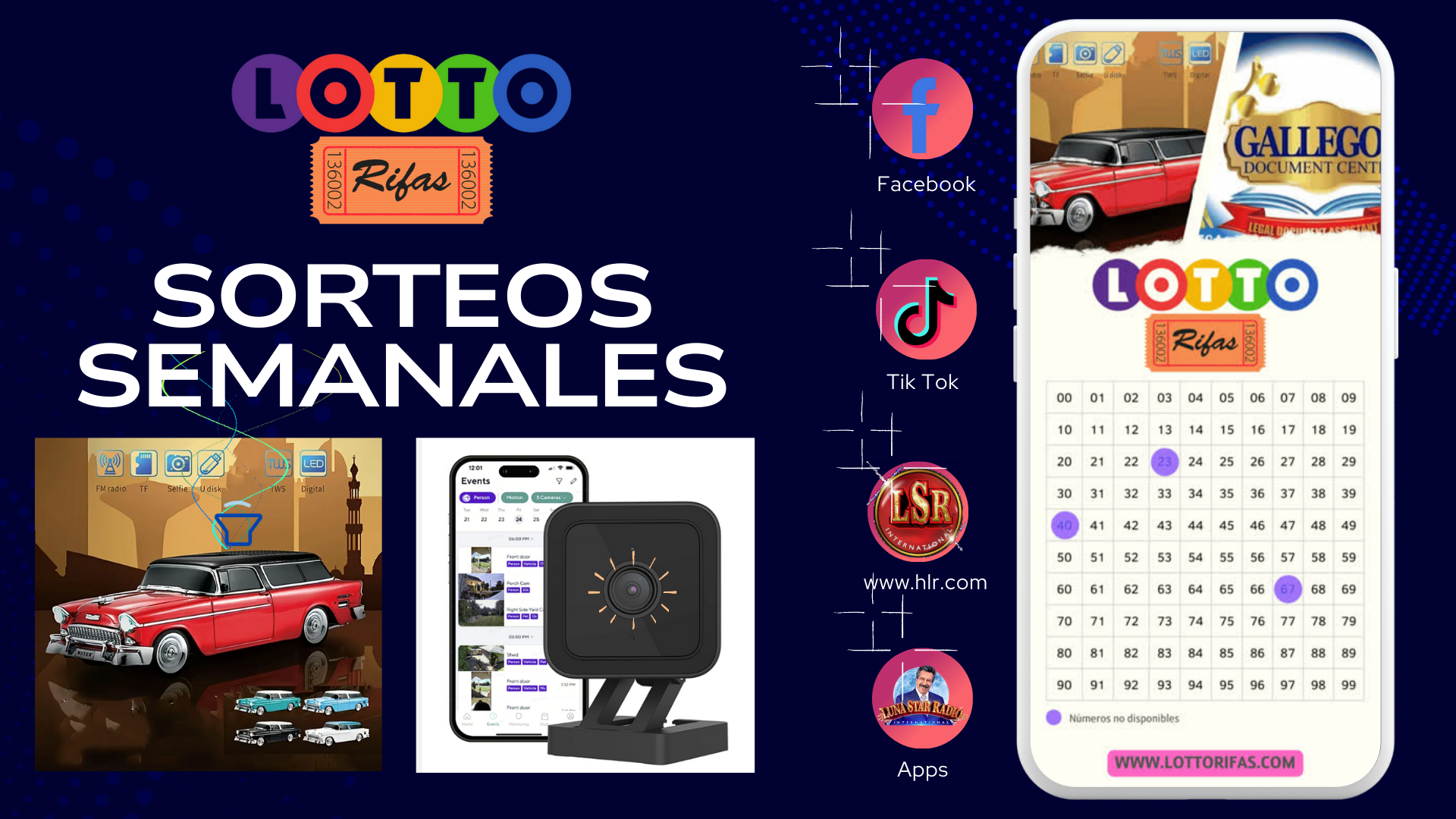 SORTEOS SEMANALES